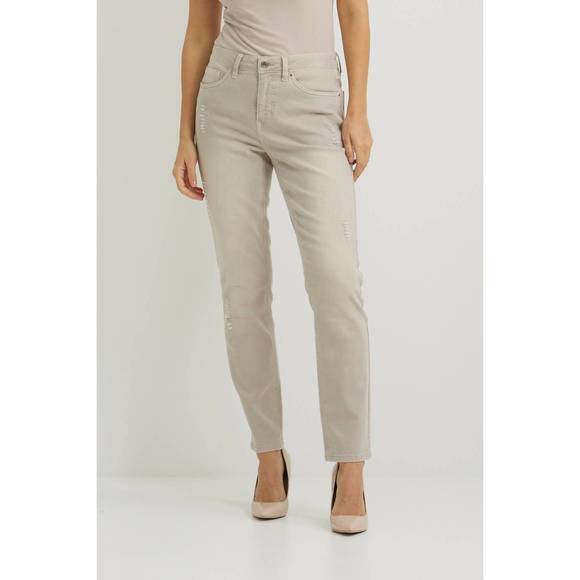 NEW JOSEPH RIBKOFF rolled cuff jean in tan - Picture 1 of 4